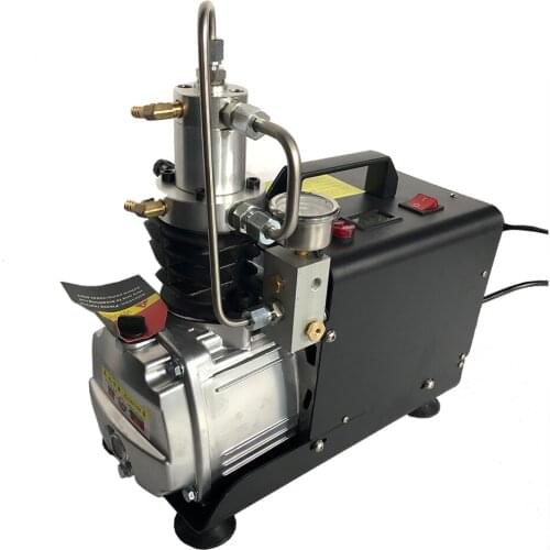 SCU30 Auto Stop 300bar 4500PSI High Pressure Air Pump Electrical mini Air Compressor for airgun rifle PCP Inflator