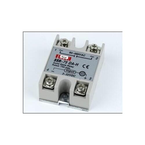 100% Original Authentic Taiwans solid state relay / thyristor modules SSR-75DA-H
