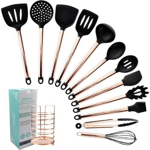 13pcs Silicone Kitchenware Non-stick Cookware Cooking Tool Spatula Egg Beaters Shovel Kitchen Utensils Set Silicone Utensils Set