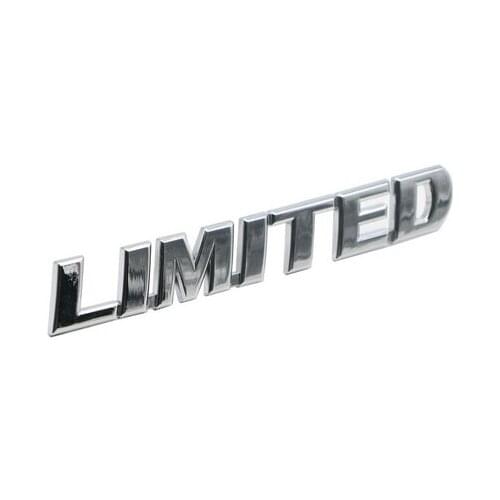 3D Silver Metal LIMITED Off-road 4X4 Auto Trunk Emblems Badge Decal Sticker Car Accessories