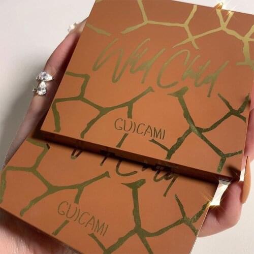 9 Colors Rich Warm Chocolate Wild Child Eyeshadow Palette Shimmer Makeup Eye Eye Brown Palette Matte Nude Pigment Shadow Gl O8S0