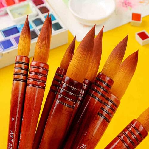 Barteen Watercolor Paint Brushes