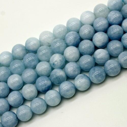 Wholesale l Nature Aquamarin Loose Beads for women jewelry DIY Making for Necklace an bracelets & earrings Crystal