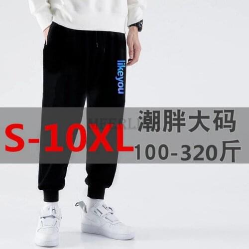 Summer spring men big sales sports sweatpants big size 7XL 8XL 9XL 10XL pants elasticity cheap home pencil pants loose Trousers