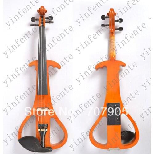 One 4/4 electric violin Nice Sound Solid wood Yellow Blue Red White New ect
