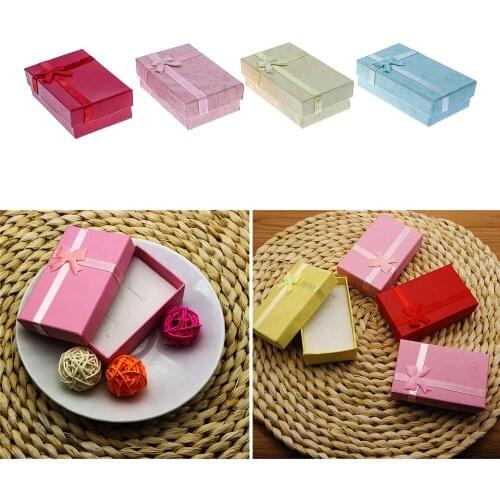 Romantic Jewellery Gift Box Pendant Storage Box Earring Necklace Ring Watch Beauty Jewelry Case Organizer Wedding Accessories