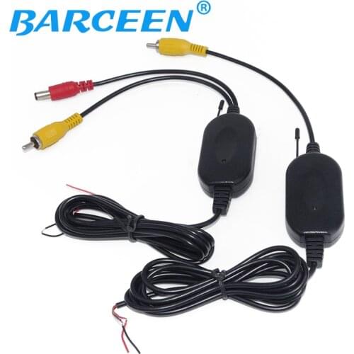 2.4 Ghz Wireless RCA Video Transmitter Receiver kit for car dvd car monitor to connect the car rear view camera reverse backup