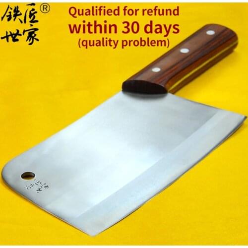 Kitchen slicing chef knife stainless steel Chopping bone knife Chinese handmade vegetable fish meat knife cleaver кухонные ножи