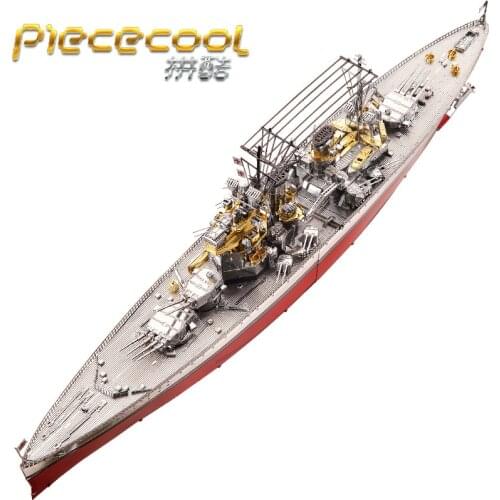 2018 Piececool 3D Metal Puzzle model Figure Toys HMS PRINCE OF WALES warship DIY Laser Cutting Puzzles Jigsaw Model For Children