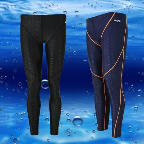 Mens Black Swimming Pants Scuba Diving Snorkeling Surfing Swimming Warm Trousers Leggings Tights