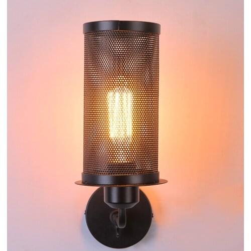 Wall lamp Loft American vintage indoor light bedside lamps industrial sconce bedroom Wall lights for home lighting 110V/220V E27