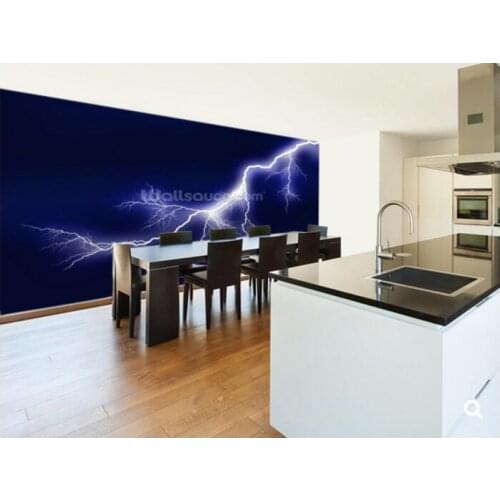 Custom Nature wallpaper.Lightning,3D photo mural for living room bedroom dining backdrop waterproof wallpaper