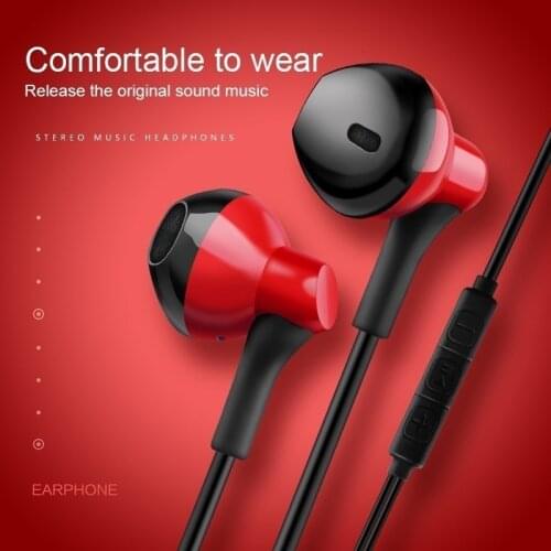 CHYI Wired In Ear Stereo Headset In-ear Earphone With Microphone Handsfree Deep Bass Music Earbuds Universal Ear Buds For Xiaomi