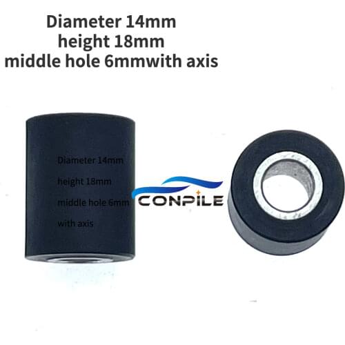 3pcs pinch roller belt pulley with bearing for VCR tape recorder audio player