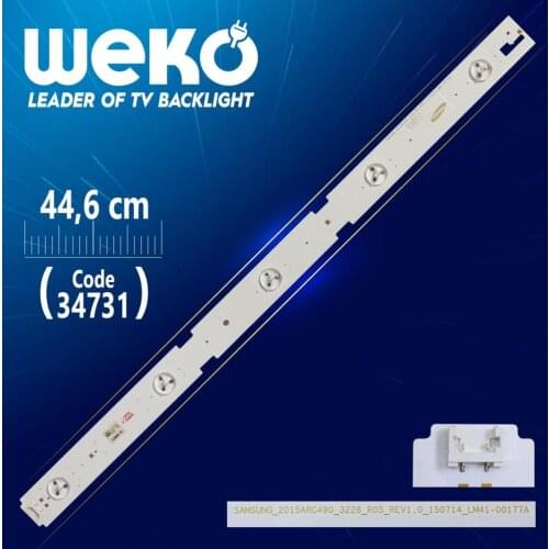 SAMSUNG _ 2015 ARC490 _ 3228 _ R05 _ REV1.0 _ 150714 _ LM41-00177A - 44.6 CM 5 LED- (WK-27) ALUMINUM 36065 WITH IN-KIND