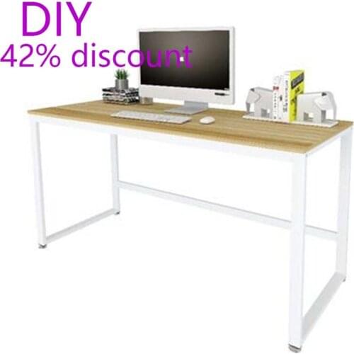 DIY 42% Discount Small Apartment Bedroom Computer Desk Desktop Home Writing Desk Work Office Gaming Rectangular Table