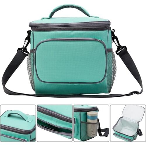 Storage Bag Tote Storage Handbag Portable Lunch Bag Tote Insulated Cooler Ice Lunch Box Food Storage for Picnic Travel