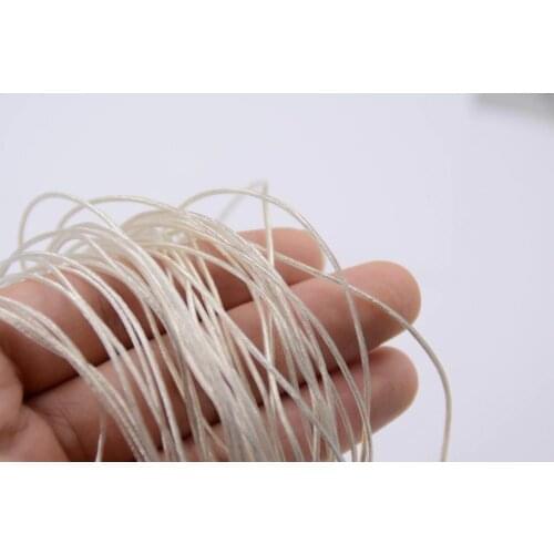 TPU Single crystal sterling silver 5N fever upgrade line (37 core OD: 1.2mm) 1meter