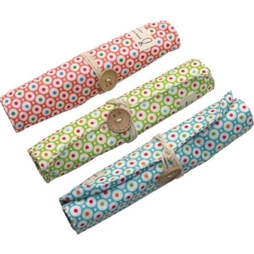 Wave point roll pencil case student stationery bag large volume reel pencil bag 3 optional Child gift