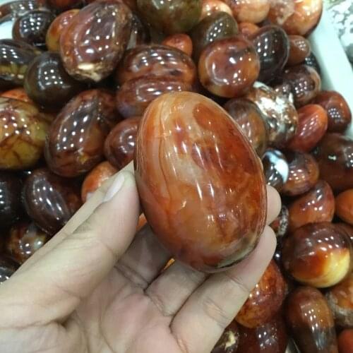 1pc 40-60mm Natural stone agate palm stones playthings small stones and crystals healing crystals palm stone