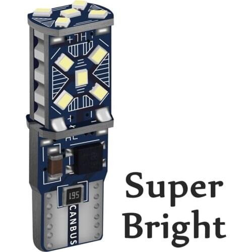 1PCS T10 W5W WY5W Super Bright LED Car Parking Light Marker Lamp Auto Wedge Canbus Error Free Car Interior Reading Dome Bulb