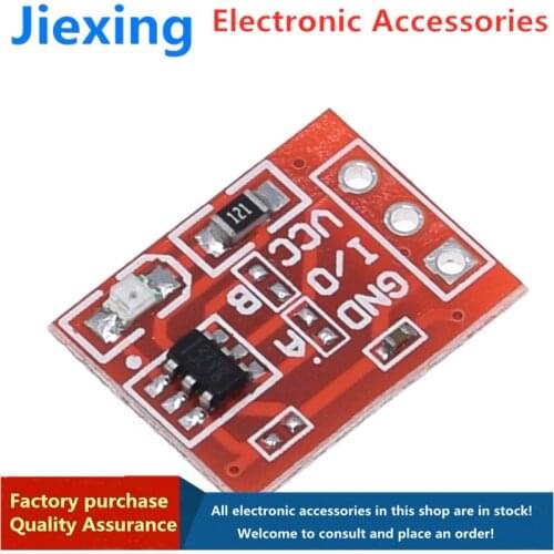 10pcs NEW TTP223 Touch button Module Capacitor type Single Channel Self Locking Touch switch sensor