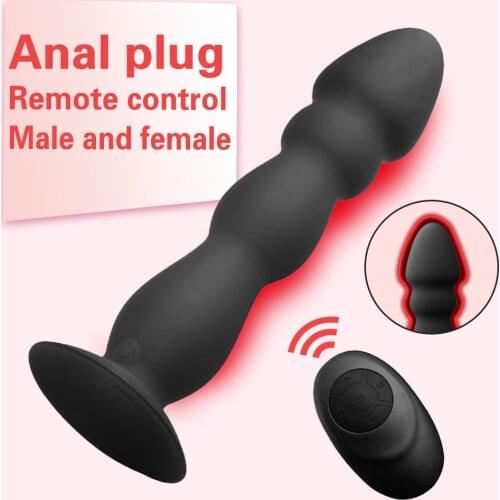 10 Speeds Wireless Remote Anal Dildo Male Prostate Massager Sucker Unisex G-spot Stimulator Penis Vibrator Anal Sex Toys