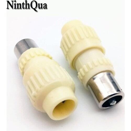 2pcs RF Male TV Plug for Antennas TV RF Coaxial Plugs Adapter Free Welded Antennas Connector