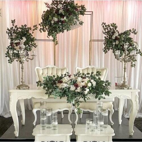 3pcs Metal Rectangular tall floral stand/ Geometric stand/vase backdrop stand column arch / wedding backdrop Square frame arch