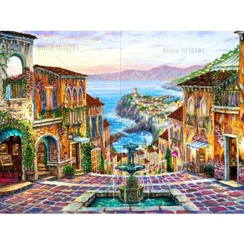 5d Diy Diamond Painting Landscape Sea Cross Stitch Needlework Rhinestones Diamond embroidery Diamond mosaic home decor