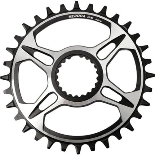 7075 Aluminum Alloy Hollow Single Disc Folding Bike Chainring With Positive Negative Teeth For M6100/for M7100/for 8100/for 9100