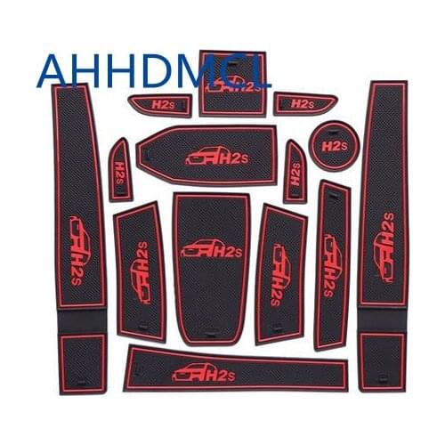 Car Anti-Dirty Pad Door Groove Gate Slot Cup Storage Pad Anti-Slip Mat For Great Wall Haval H2S