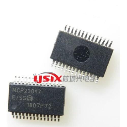 Free Shipping 10pcs/lot MCP23017-E/SS MCP23017 SSOP28 new original stock