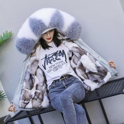 Bless ming han Women's Jackets With Fur