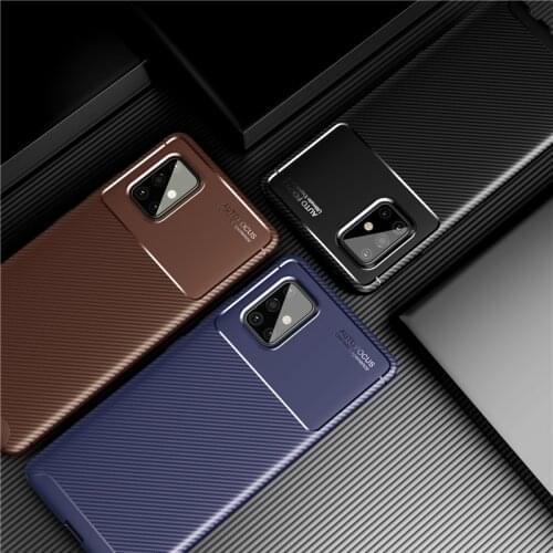 For Cover Samsung Galaxy A71 Case For Galaxy A71 Soft TPU Rugged Armor Silicone Bumper Phone Case For Samsung A71 A716F Fundas