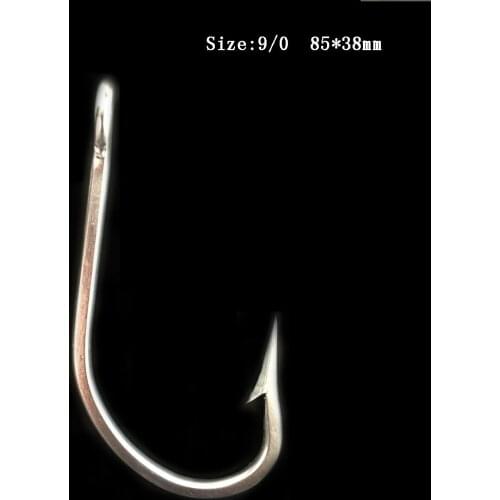 CN02 20pcs 9/0 Free Shipping Mustad Fish Hook Stainless Steel Fishing Hook Jigging Fishing Hook Big Game Fishing Hook