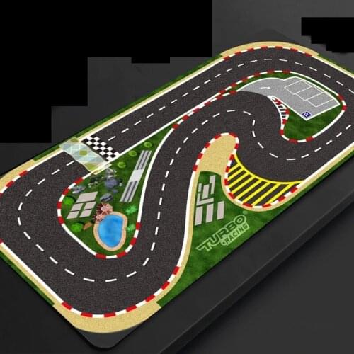 For Turbo Racing 1/76 Mini RC Car Spare Race Track Scene Mat Vehicles Model Parts Made of high quality Plastic and Rubber