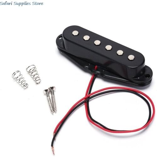 Hot Sale Arrival 1pc Black Single Coil Sound Pickup For 6 Strings Electric Guitar Harmonious