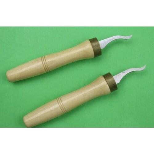 2pcs Violin making tools, clear up groove knife, good steel Violin tools