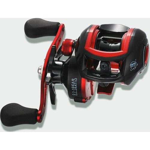 Baitcasting Reel, New Compact Design Fishing Reel, Cross-Fire 8 Magnet Braking System, Available in 8.1:1 Gear Ratios