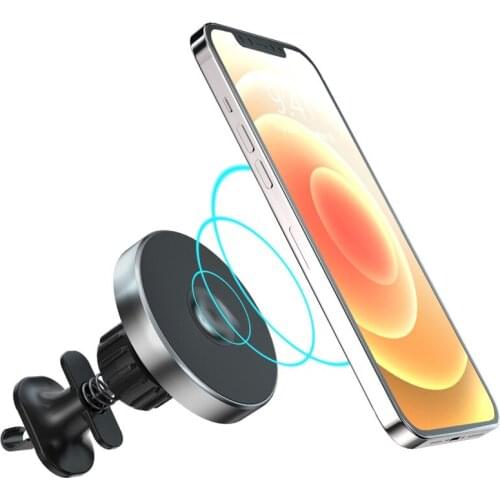 Magnet Array 15W Fast Wireless Car Charger For iPhone 12 Por Max 12 Mini 12 Pro Car Phone Holder Qi Wireless Charger