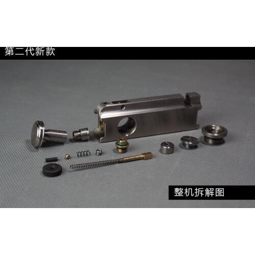 New full manual pure titanium titanium alloy mechanical kerosene side ignition antique pipe lighter EDC gift