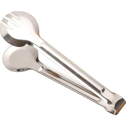 Stainless Steel Food Serving Tongs Sugar Ice Cube Tongs Metal Kitchen Food Serving Tongs Clip Tea Party Bar Kitchen Accessories