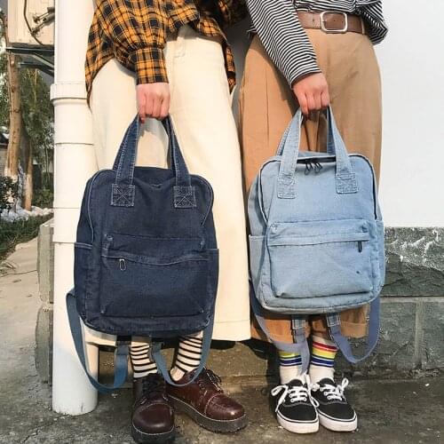 NEWHOTSTACY Women's Denim Backpacks