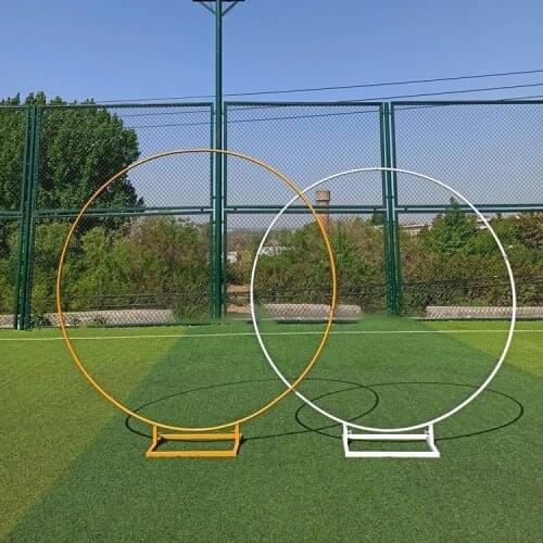 New 2021 Metal Circle Round Arch Balloon Flower Iron Ring Background Frame Stand Wedding Mariage Birthday Party Backdrop Decor
