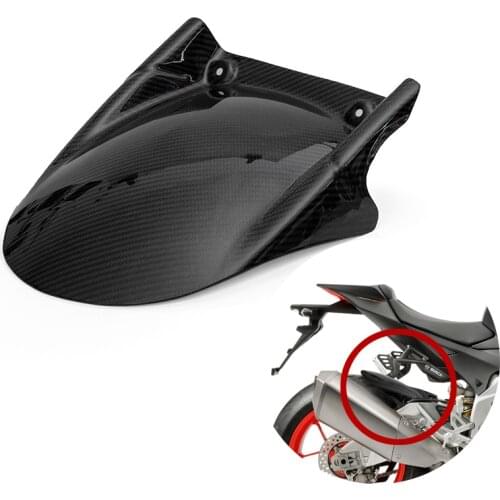 New Carbon Fiber Motorcycle Rear Tire Fender Mudguard Guard Wheel Fairing For Aprilia RSV4 2009-2013 2014 2015 2016 2017 2018