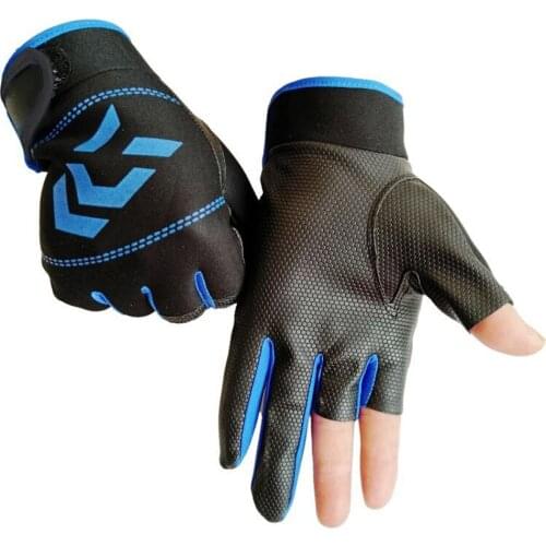 1 Pair Fishing Gloves Hand Protection Non-slip SBR Gloves for Outdoor Fishing 2021 new dropshipping