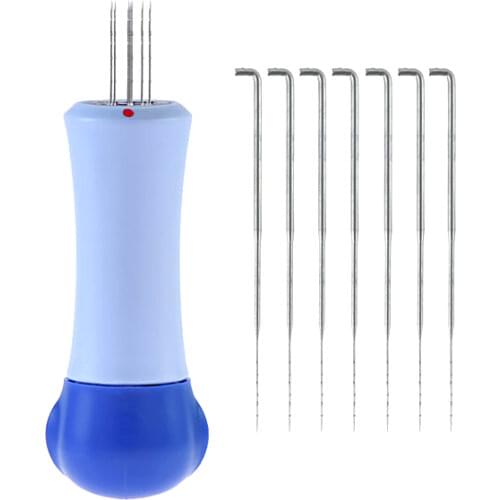 Handle Clover Felting Needle With 7 Needles Holder For Wool Embroidery DIY Crafts Felting Needle Kit