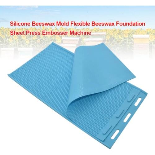 Silicone Mold for Beeswax Foundation Sheet Making Comb Foundation Machine Mold Printer Cell Size 5.3mm Beeswax Embossing Mold