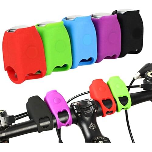 120db Bicycle Bell Waterproof Cycling Bike Bells Electric Horn Mini Portable Silicone MTB Road Cycling Handlebar Bells